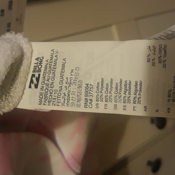 Billabong Hoodie Terry Pullover - Picture 15 of 16